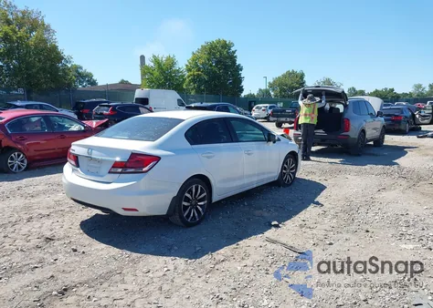 2015 Honda Civic Ex-L from USA, damaged, VIN 19XFB2F95FE022551